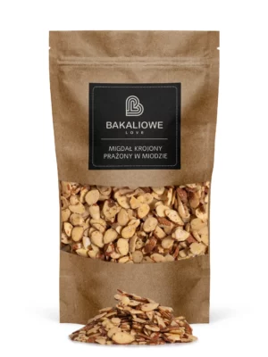 Migdał krojony prażony w miodzie