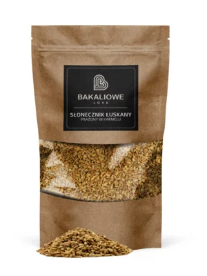 Słonecznik łuskany prażony w karmelu