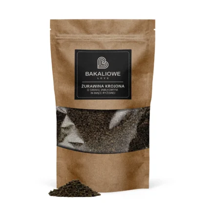 Żurawina krojona o smaku jabłkowym w mące ryżowej